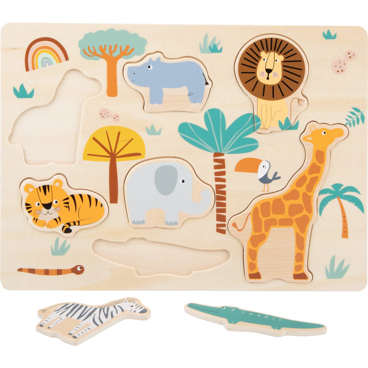 Puzzel ‘Safari’ (hout)