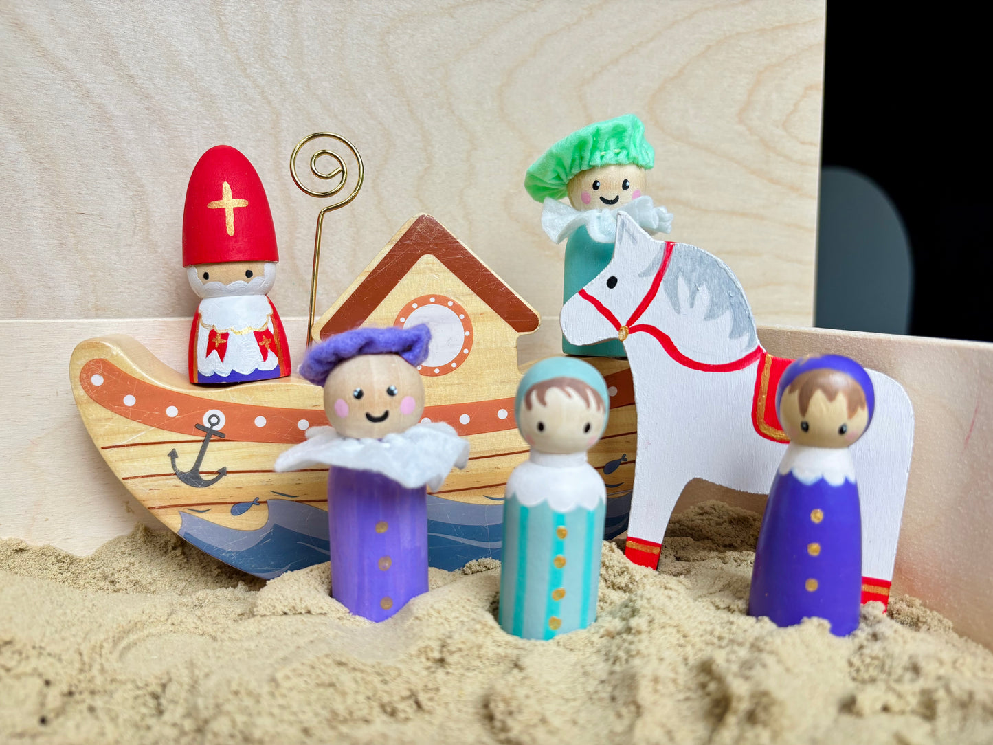 Piet peg doll (zonder vilt)