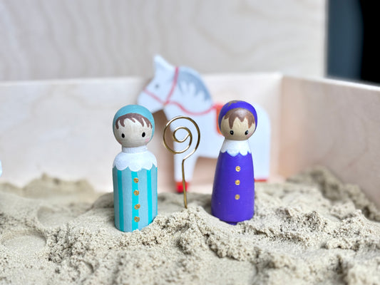 Set: twee pieten (zonder vilt)