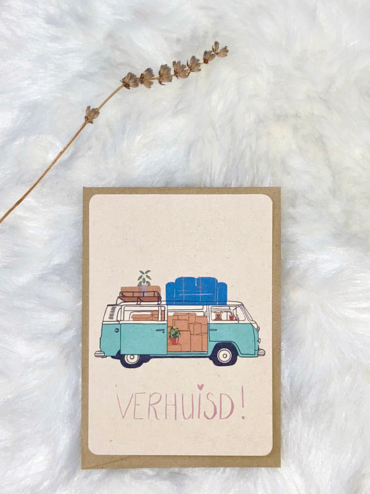 Volkswagenbusje - verhuisd