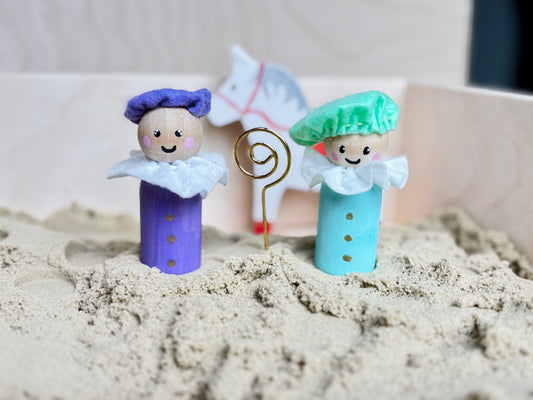 Piet peg doll (met vilt)