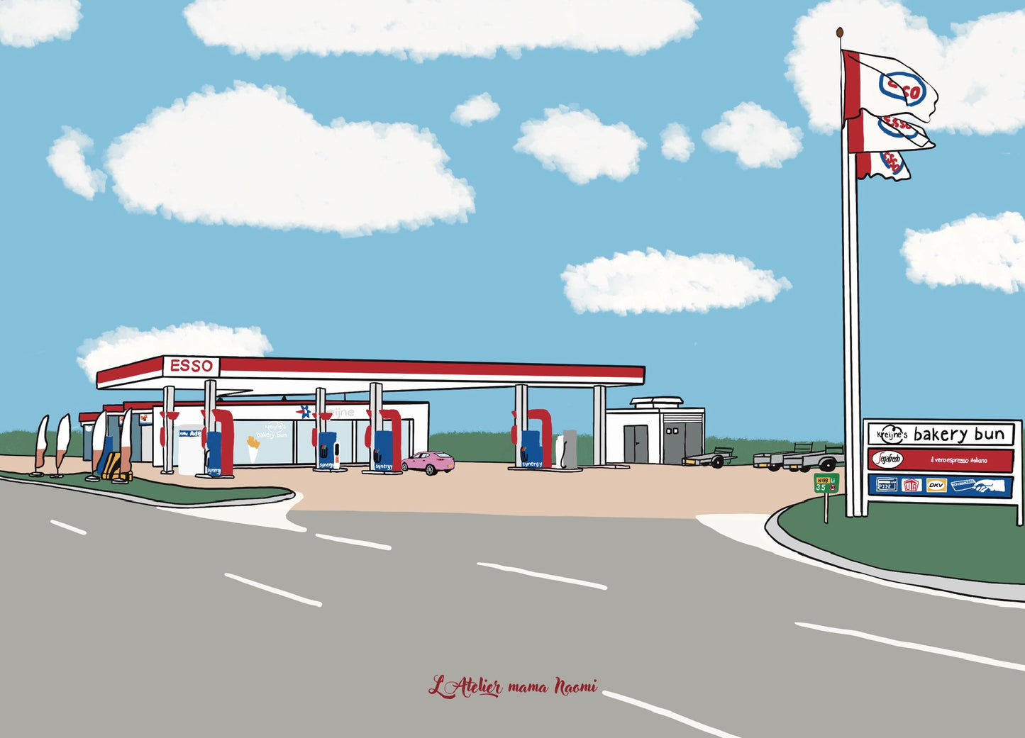 Ontwerp op maat - tankstation Esso (Bunschoterstraat)