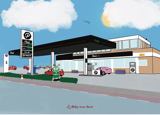 Ontwerp op maat - tankstation Peut (Hoogland)