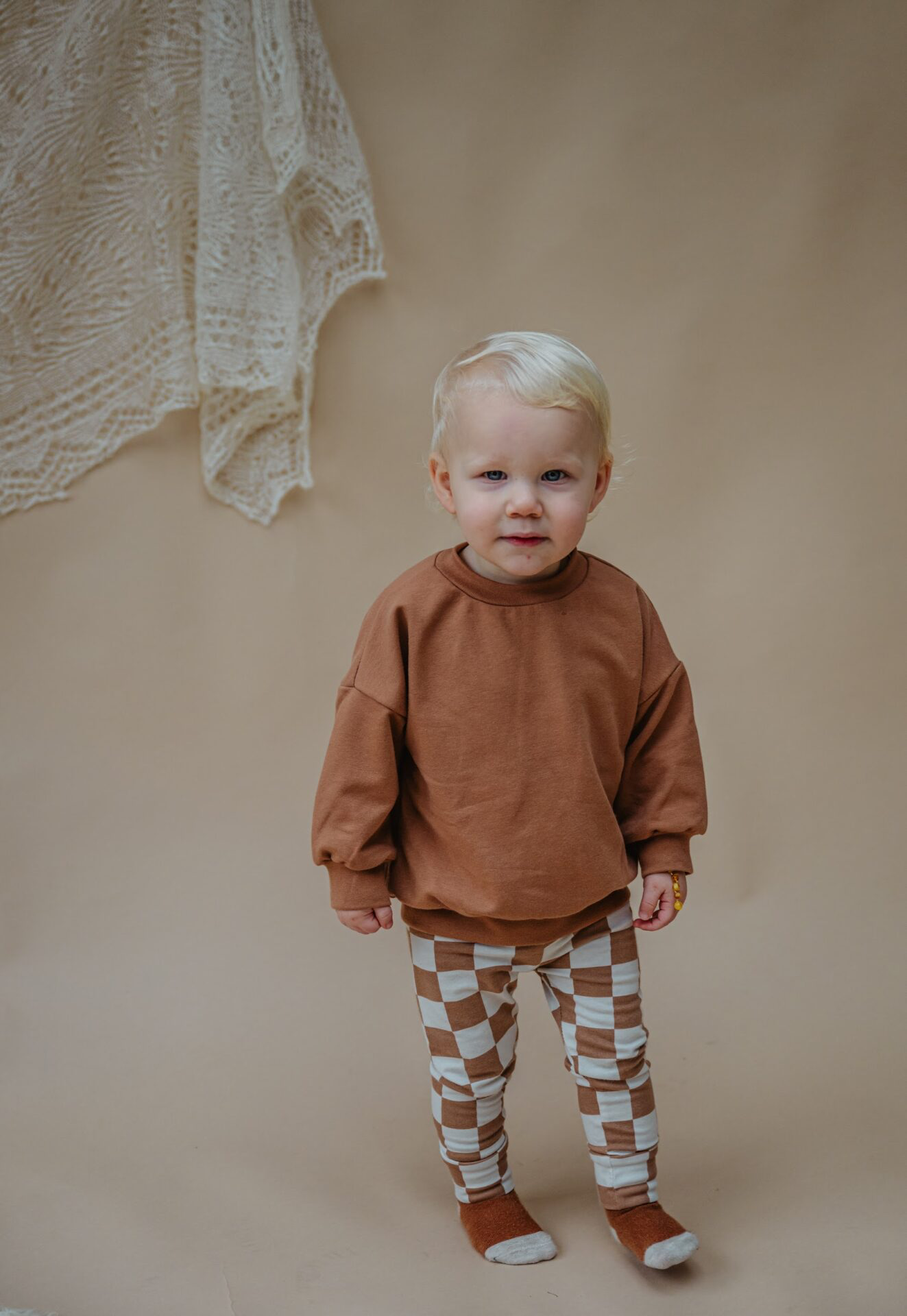 KM - Toffee chess legging