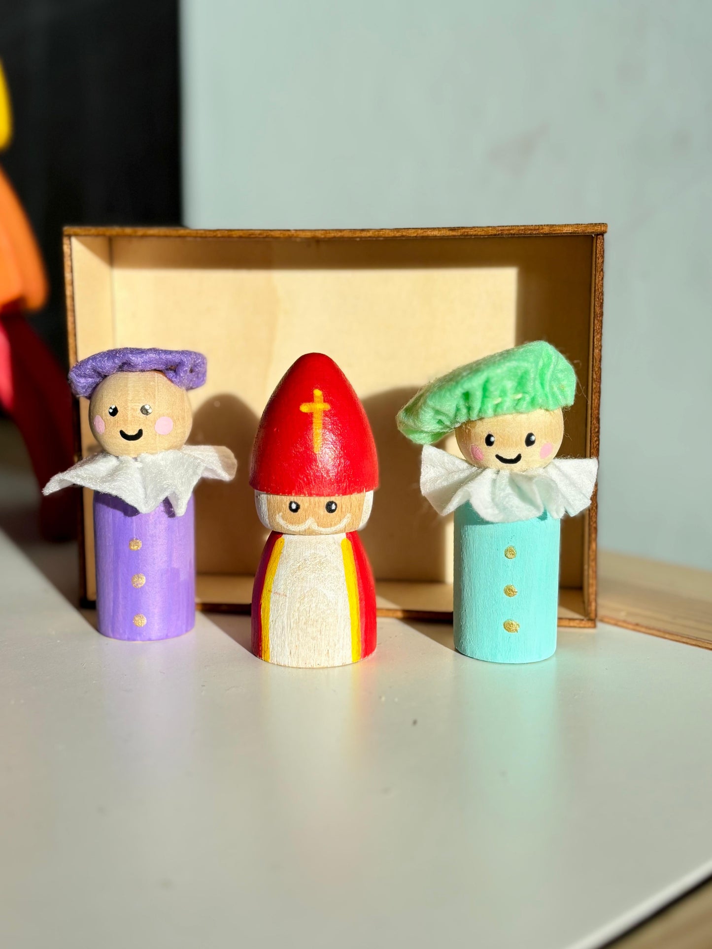 Set: twee pieten (met vilt)